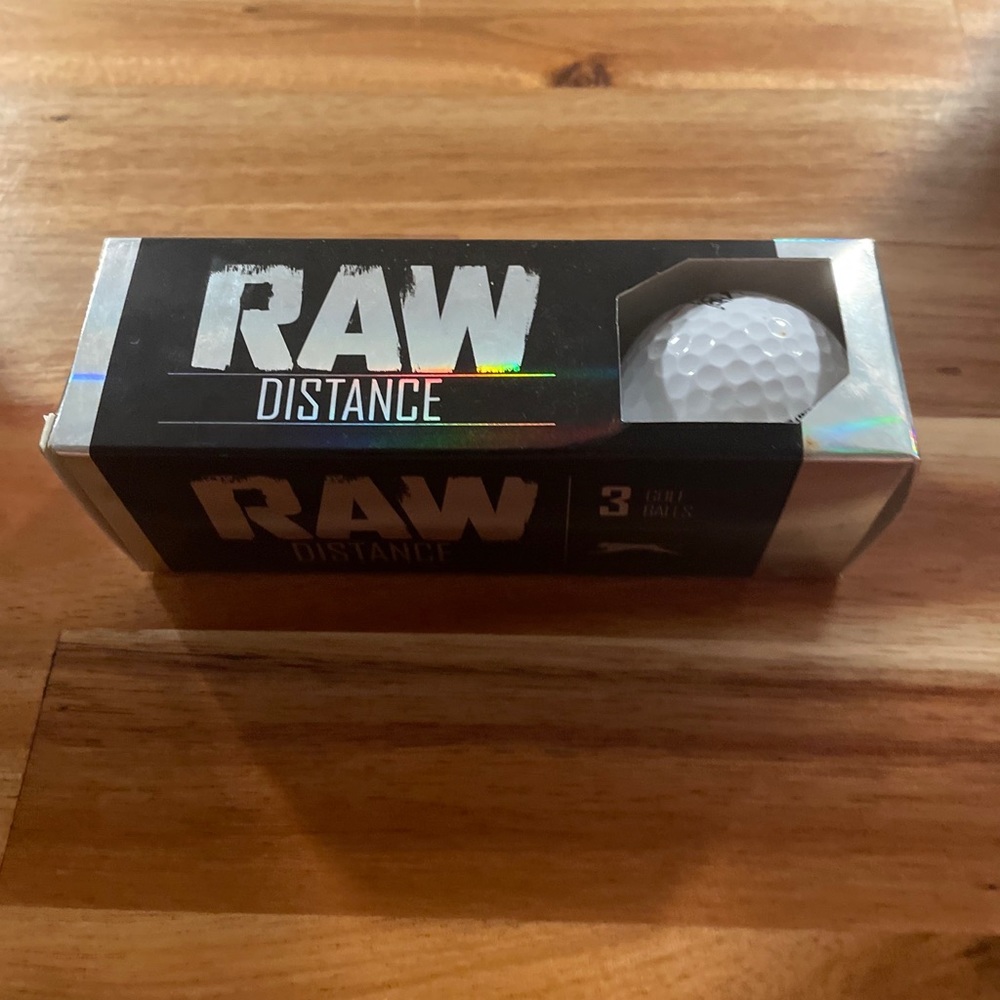 Slazenger Raw Distance Golf Balls - 3 NEW Balls 1 Sleeve